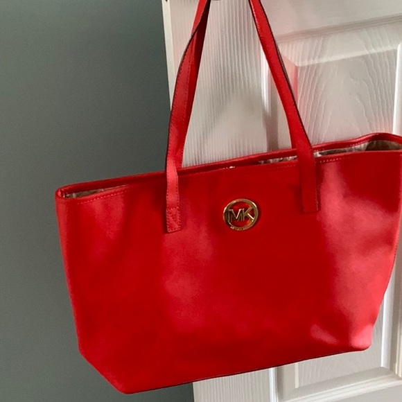 Michael Kors Handbags - Orange Michael Kors Tote